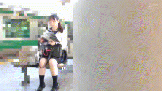 y026【紺襟セーラー青リボンちゃん026】夢川りあ エロGIF 3