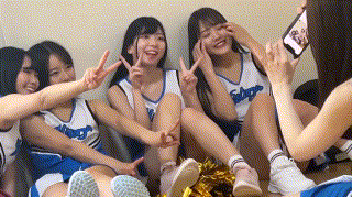 spay236【きつねチア5人（ちはる＆まいな＆つむぎ＆みづき＆みいろ）】天然美月｜宮沢ちはる｜水卜麻衣奈｜沙つむぐ｜百咲みいろ エロGIF 5
